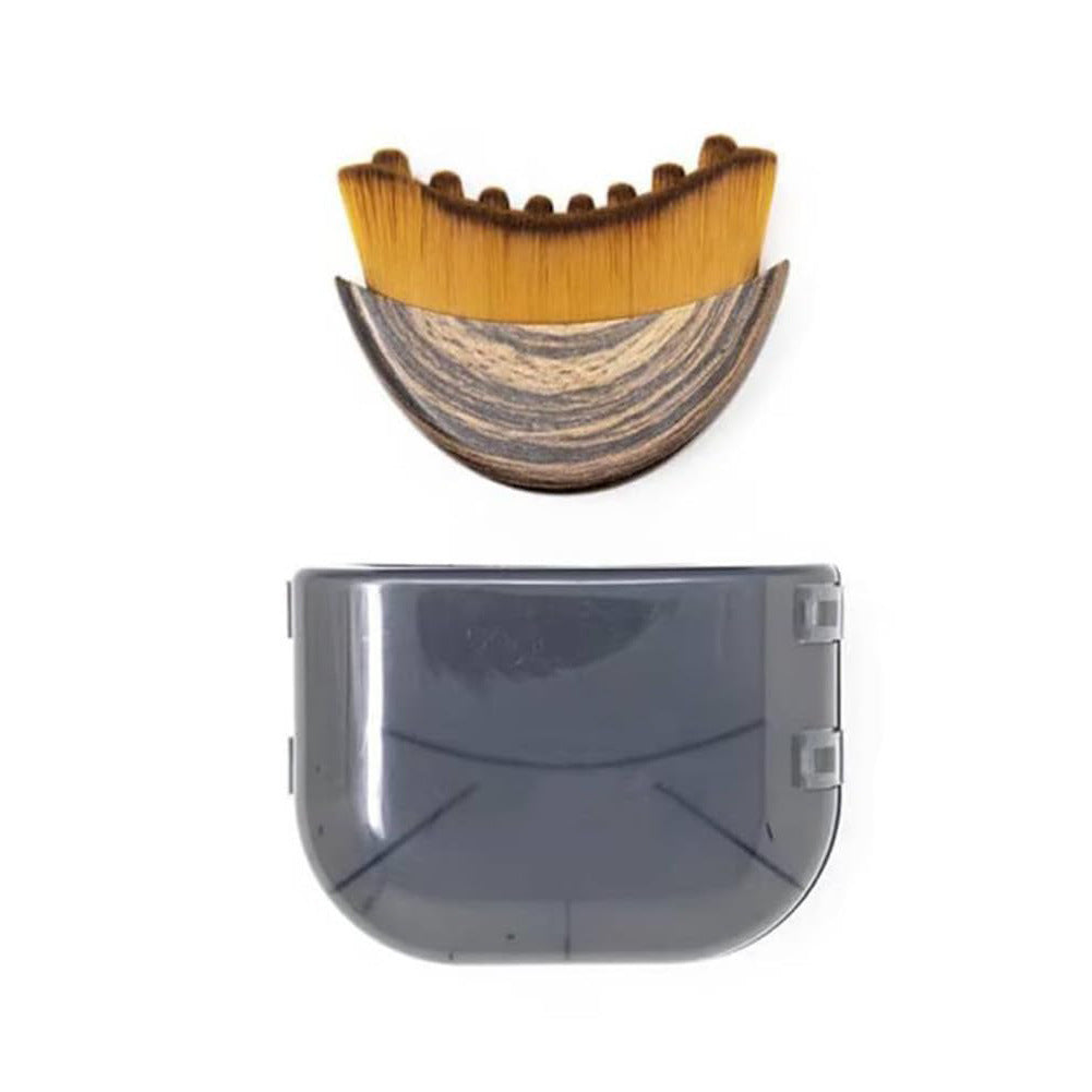 eprolo Veloura lymphatic contour facial brush with soft bristles for facial massage and lymphatic drainage therapy.